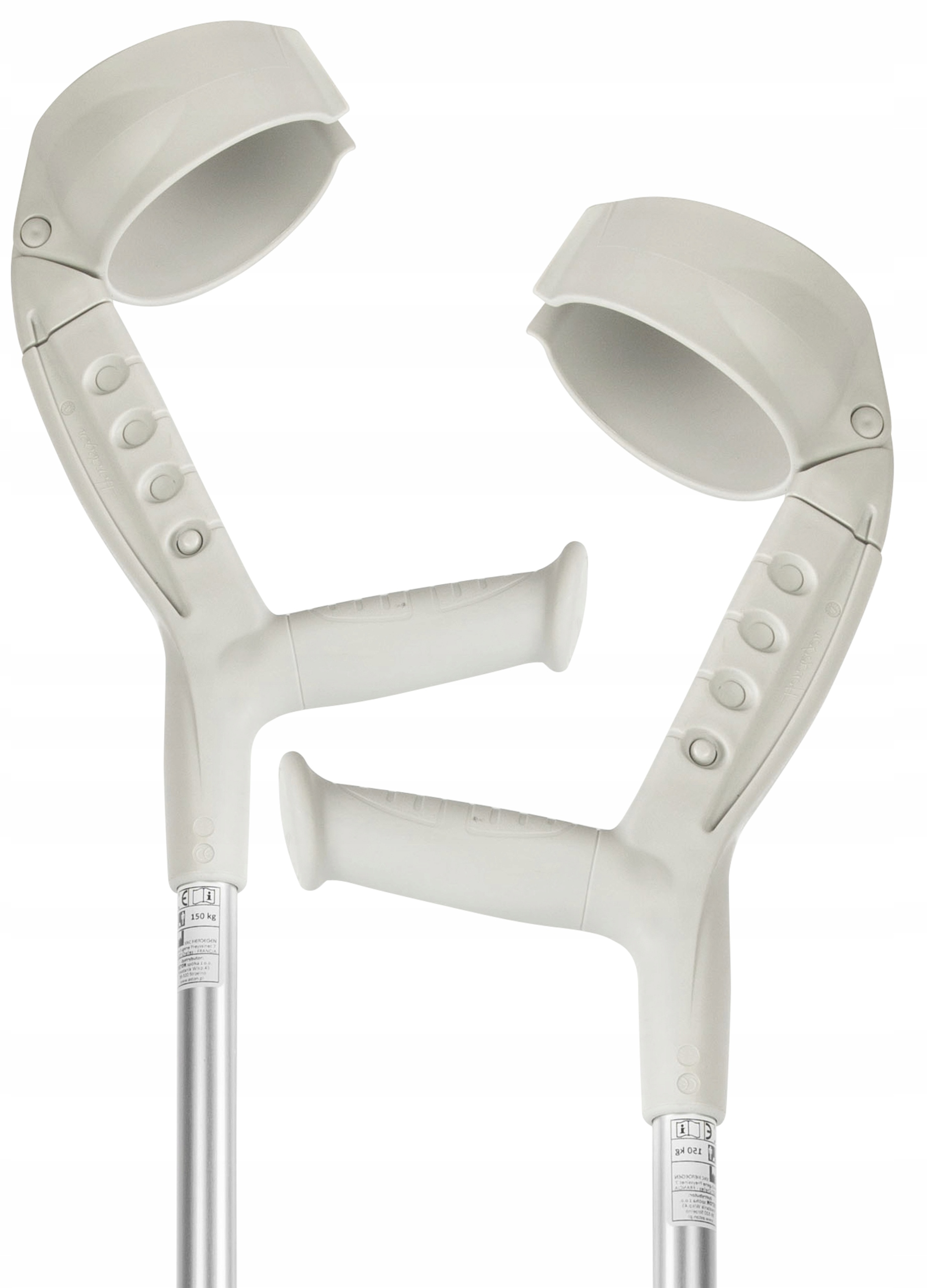 

2szt. Kule ortopedyczne łokciowe inwalidzkie 150kg