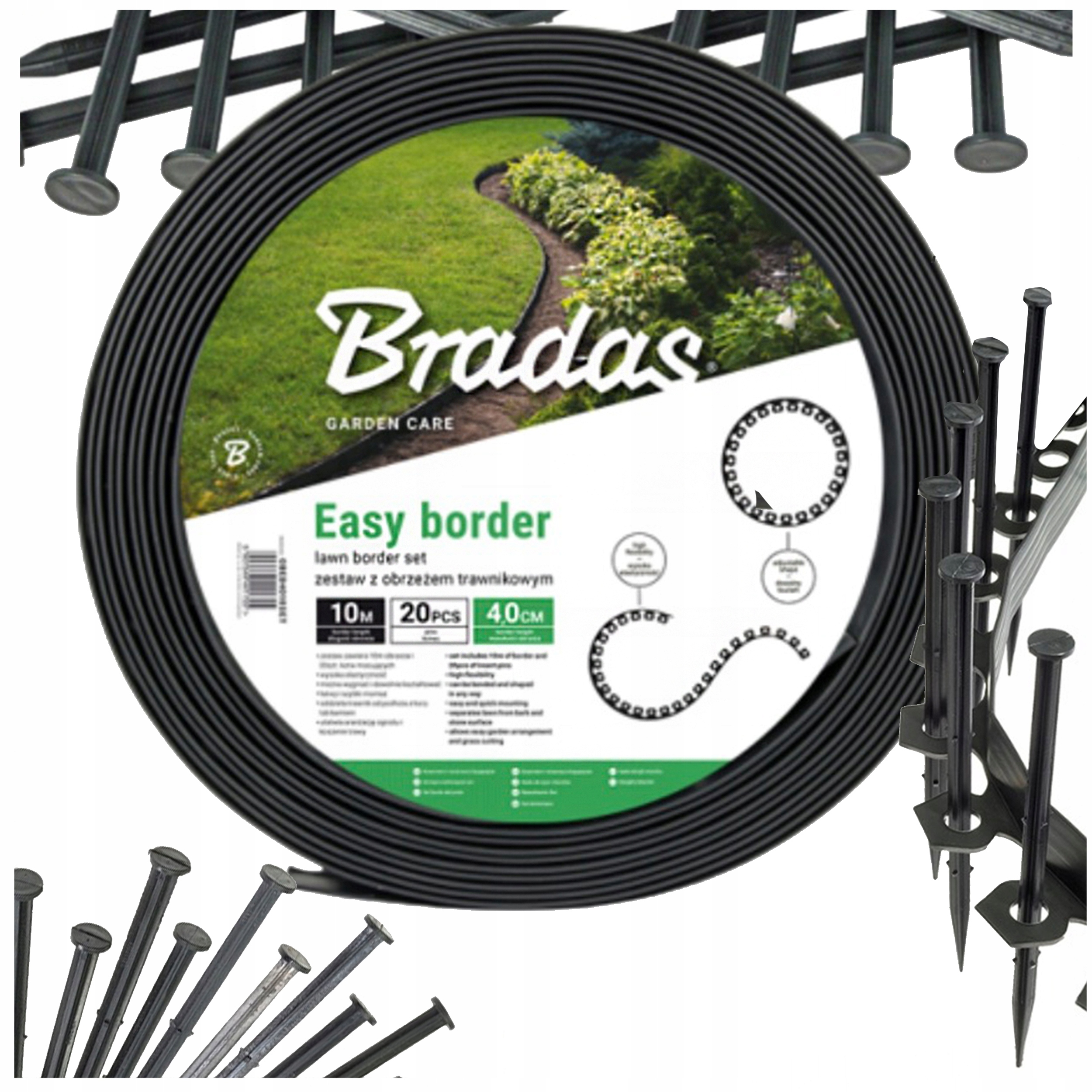 

Obrzeże Trawnikowe 70m x 4cm Easy Border Kotwy