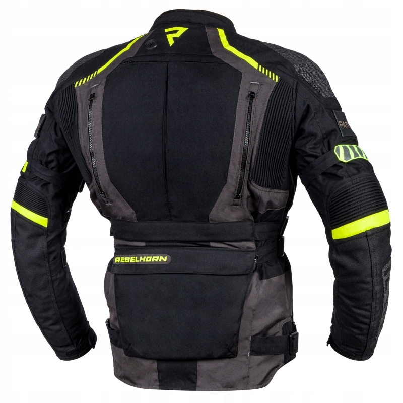 KURTKA TEKSTYLNA REBELHORN PATROL BLACK/FLO XS Producent Rebelhorn