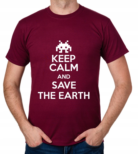 

koszulka Keep Calm And Save The Earth prezent