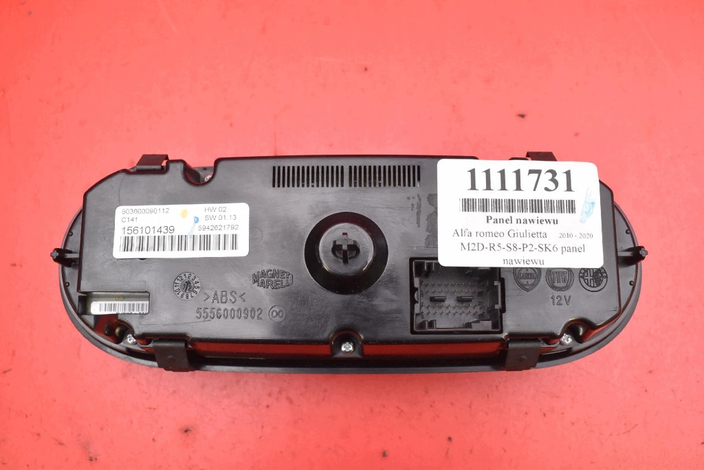 control panel air conditioning devices KLIMY 156101439 ALFA ROMEO GIULIETTA 10-20