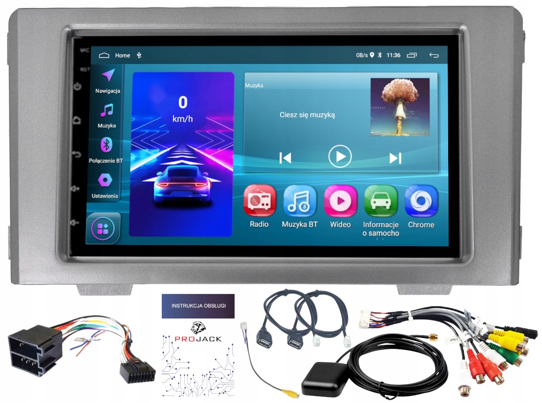 Rádio Navigace Android Auto Carplay Iveco Daily 2006-2013 2GB 64GB