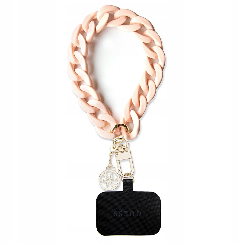 Guess GUOUCBMC4MP Universal Big HandStrap růžová/pink Acrylic 4G Charm