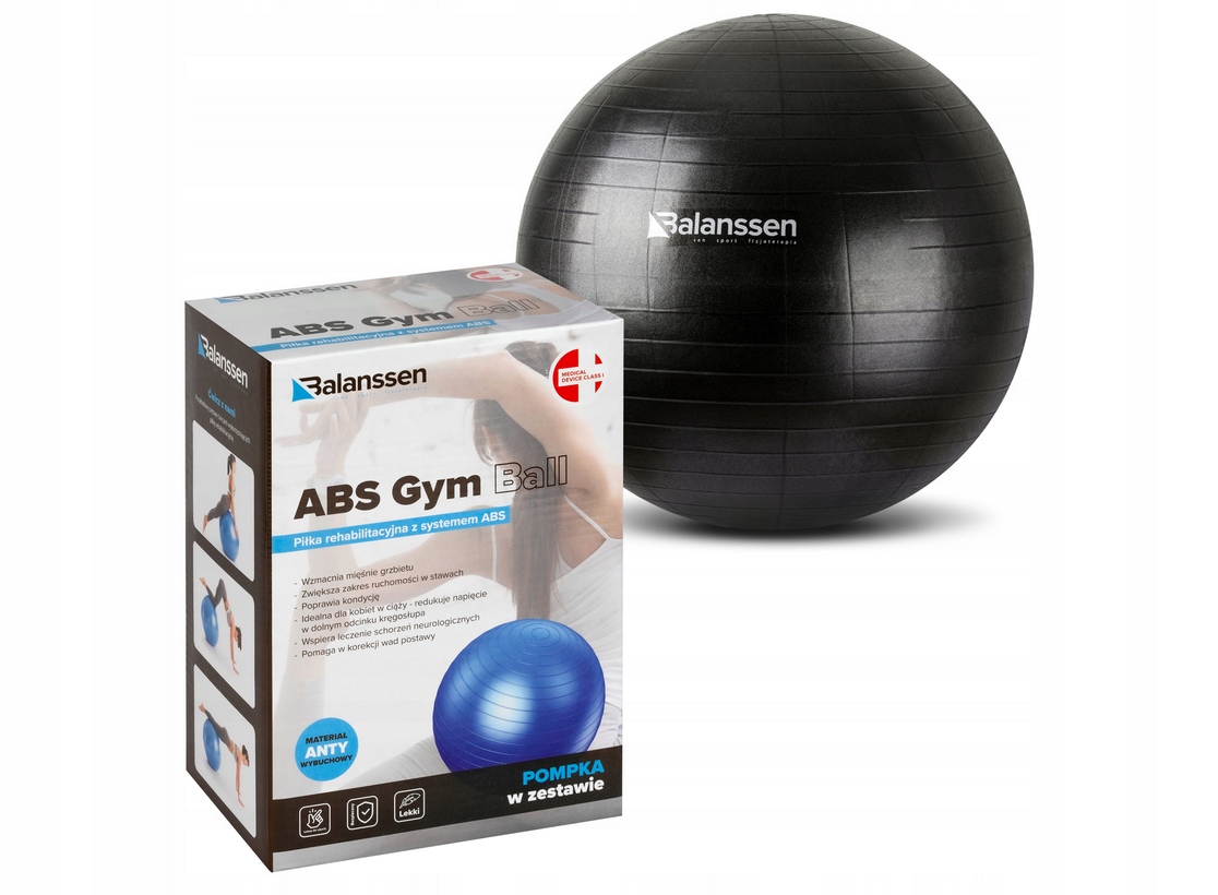 

Piłka Gimnastyczna Rehabilitacyjna Fitness 75 CM