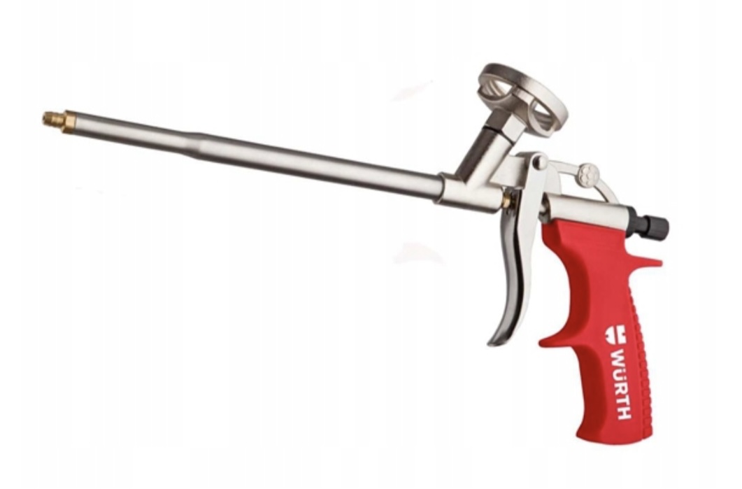 WURTH PISTOLET DO PIANY BUDOWLANEJ I KLEJU DO STYROPIANY PIANKI PU METALOWY