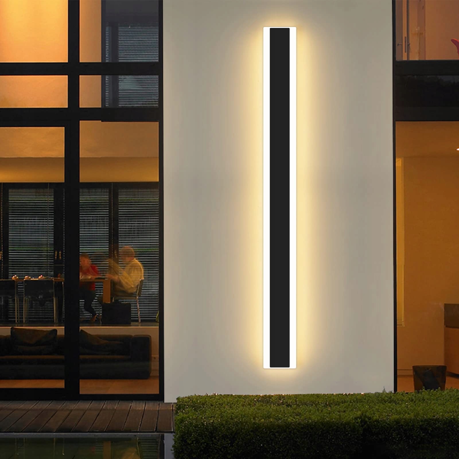 Lampa Ścienna LED Zewnętrzna Ściemniana Do Garażu 120CM 3000-6000K MIKERU — miniatura 5