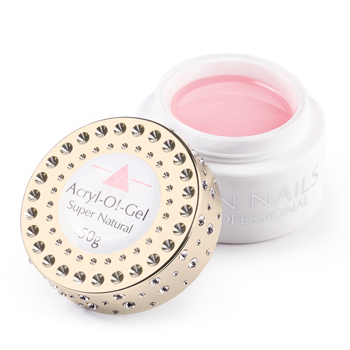 Akrylový gel na nehty Budující růže Acryl-O!-Gel Natural 50 g Spn Nails