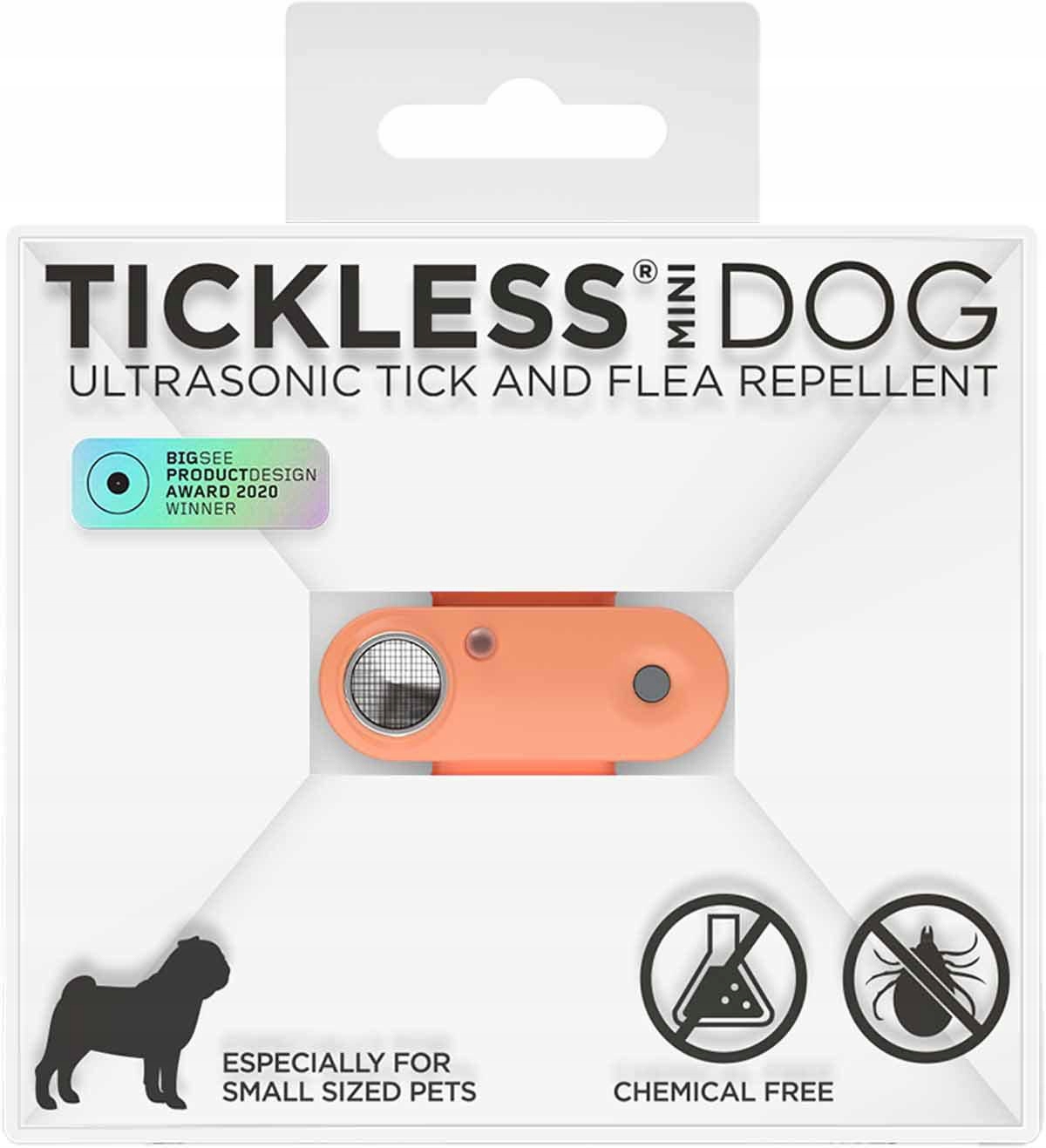 Levně Tickless Pet Mini Oranžová Nabíjecí