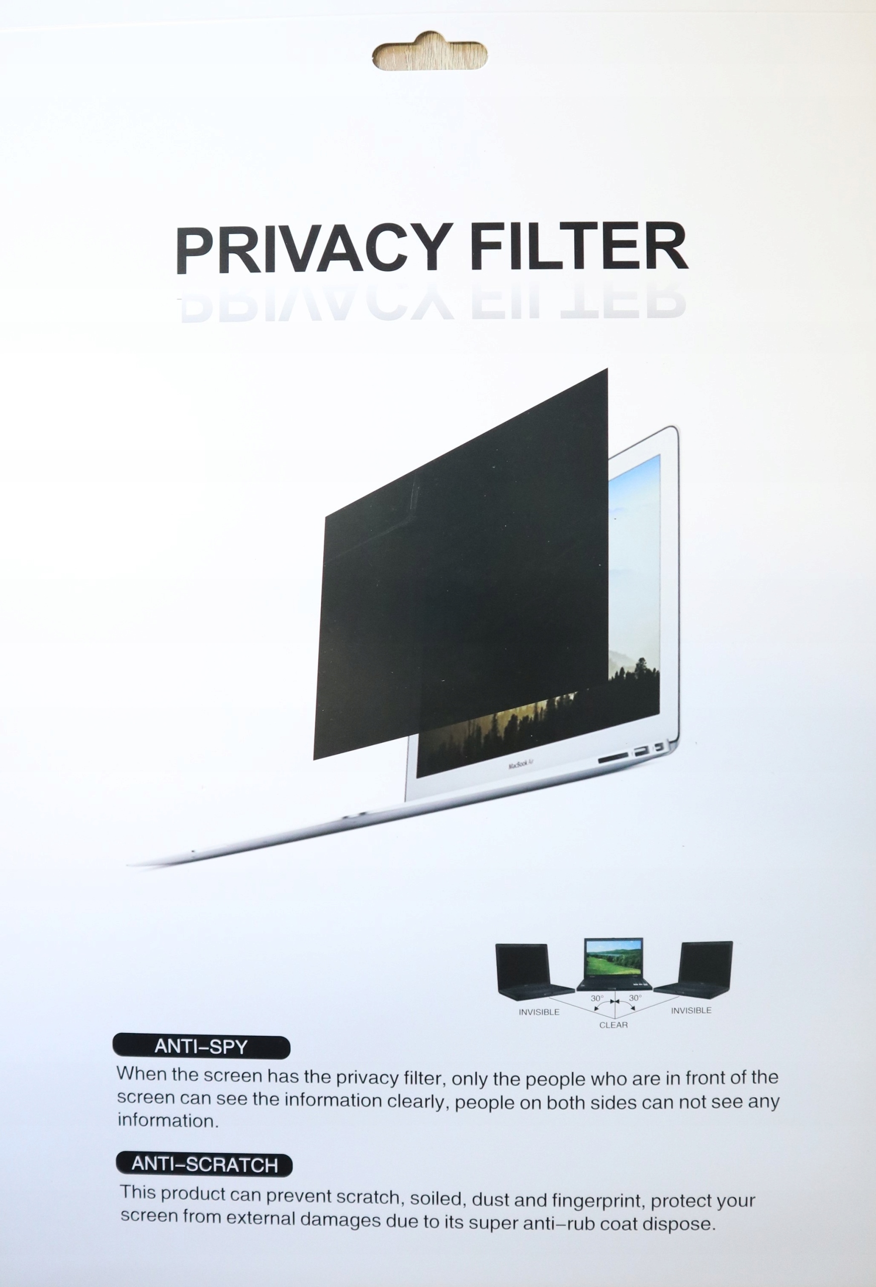 Filtr prywatyzujący 15,6