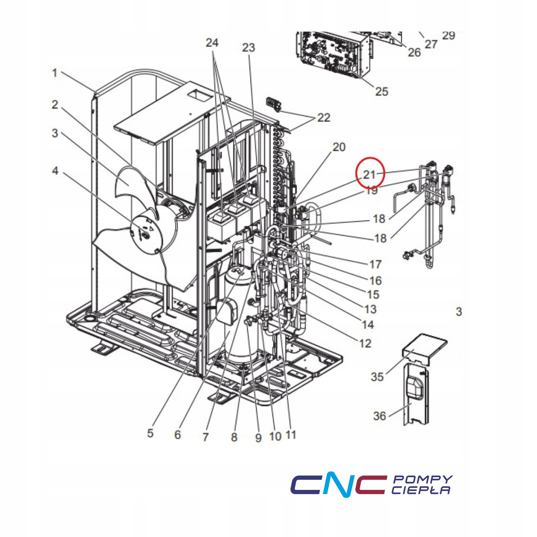 271940 S70E99402 Cievka lineárneho expanzného ventilu pre tepelné čerpadlá Mitsubishi