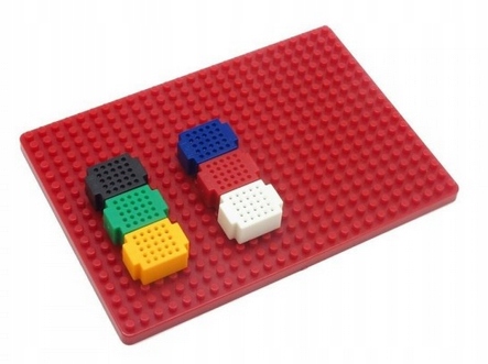 SD1NW-R Płytka stykowa prototypowa 25 pól czerwona Kod producenta 0SD1NW-R