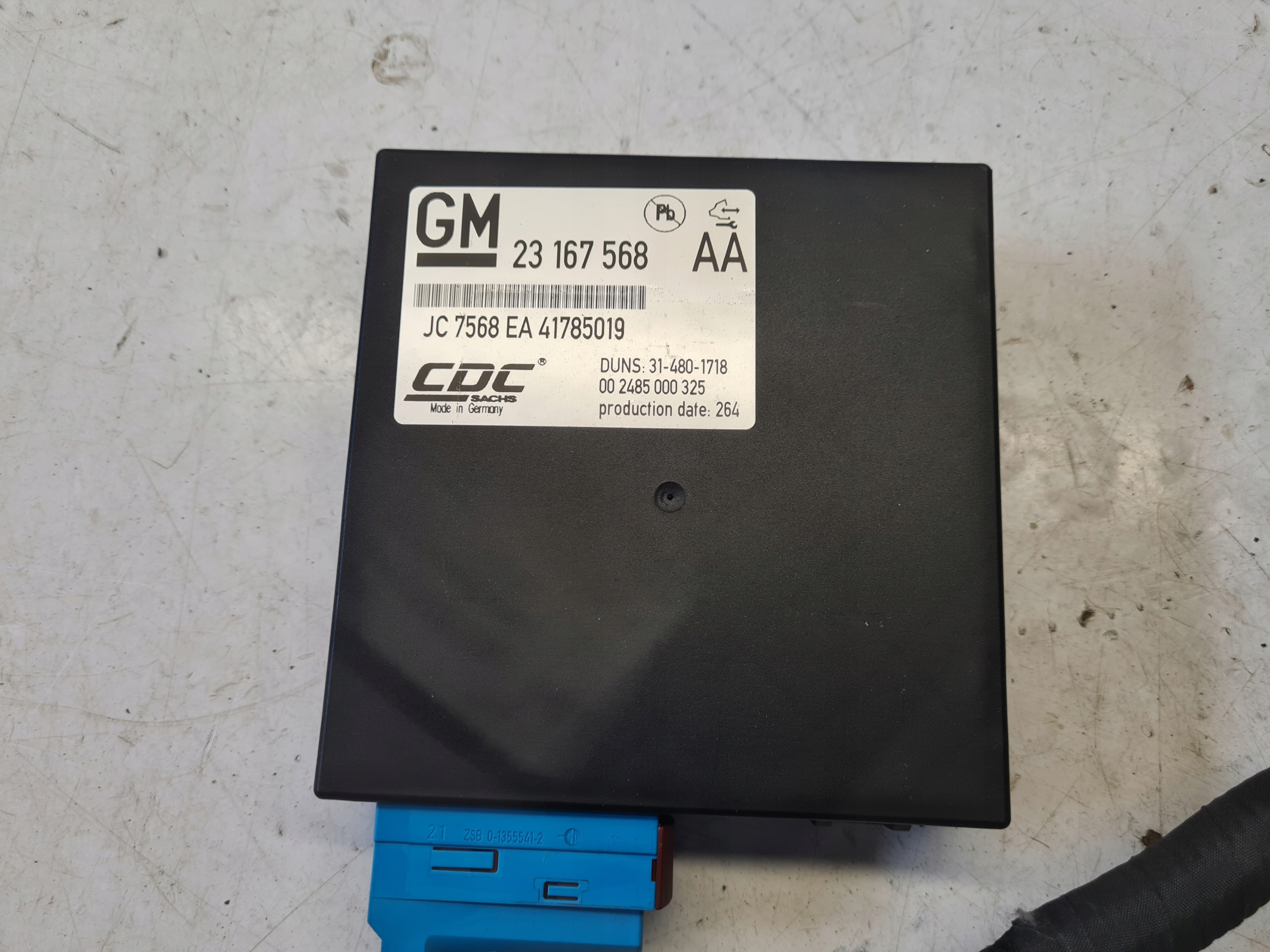 OPEL INSIGNIA A LIFT modul Bedienteil Achsträgers FLEXRIDE 23167568 AA