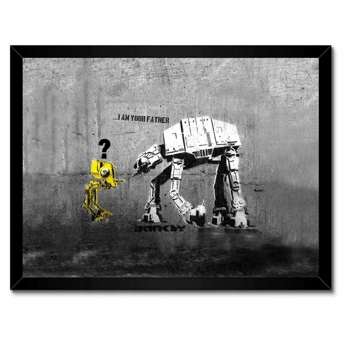 Plakáty v rámu 40x30 Banksy I am your father