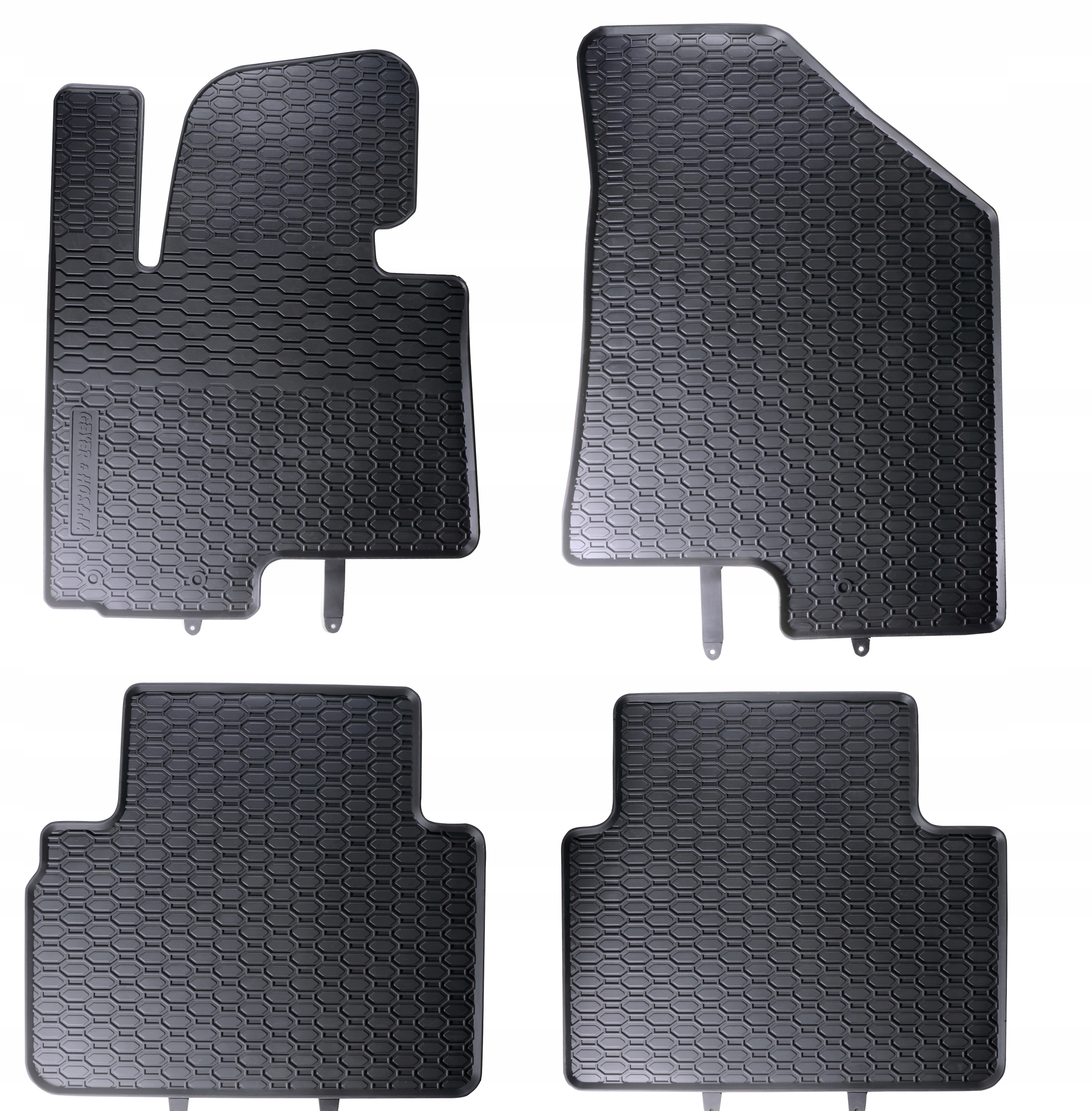 Hyundai IX35 Sportage 2010-2015 Gumowe dywaniki Geyer Miarowe Stopery