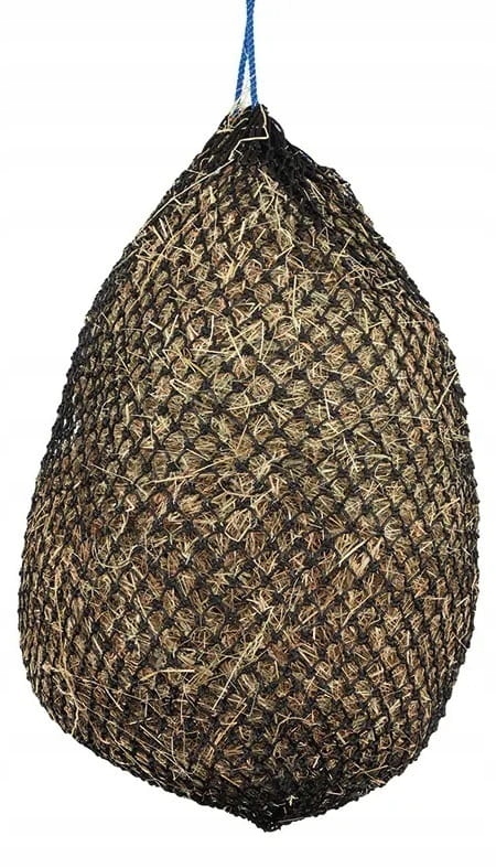 Síť na seno Shires Greedy očka 2,5 cm 11 kg černá