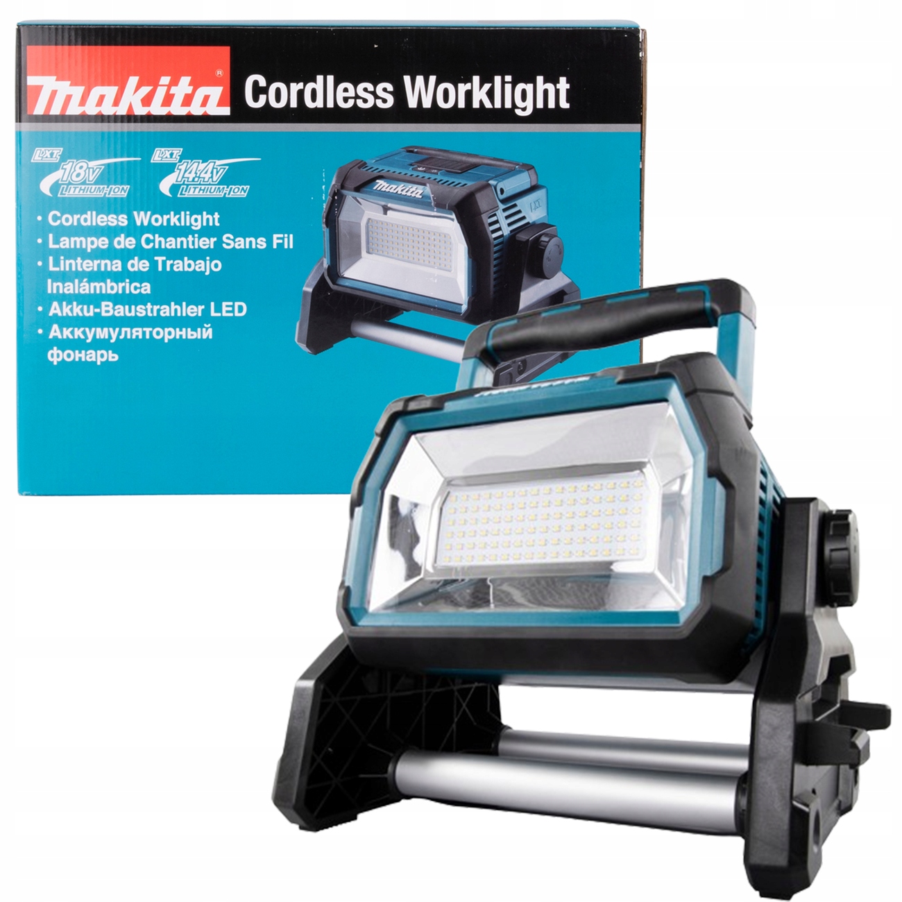 Makita DML809 Lampa Budowlana Halogen Led 18V 230V