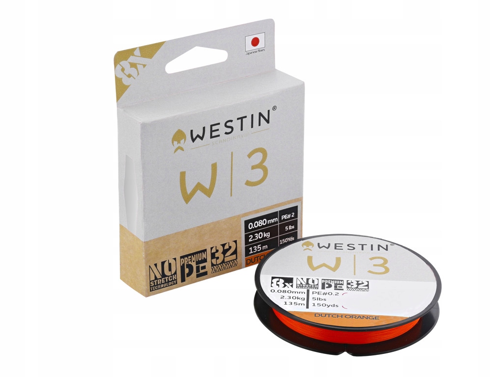 Westin Plecionka 8-Braid Dutch Orange 0,148mm 135m 6.1kg