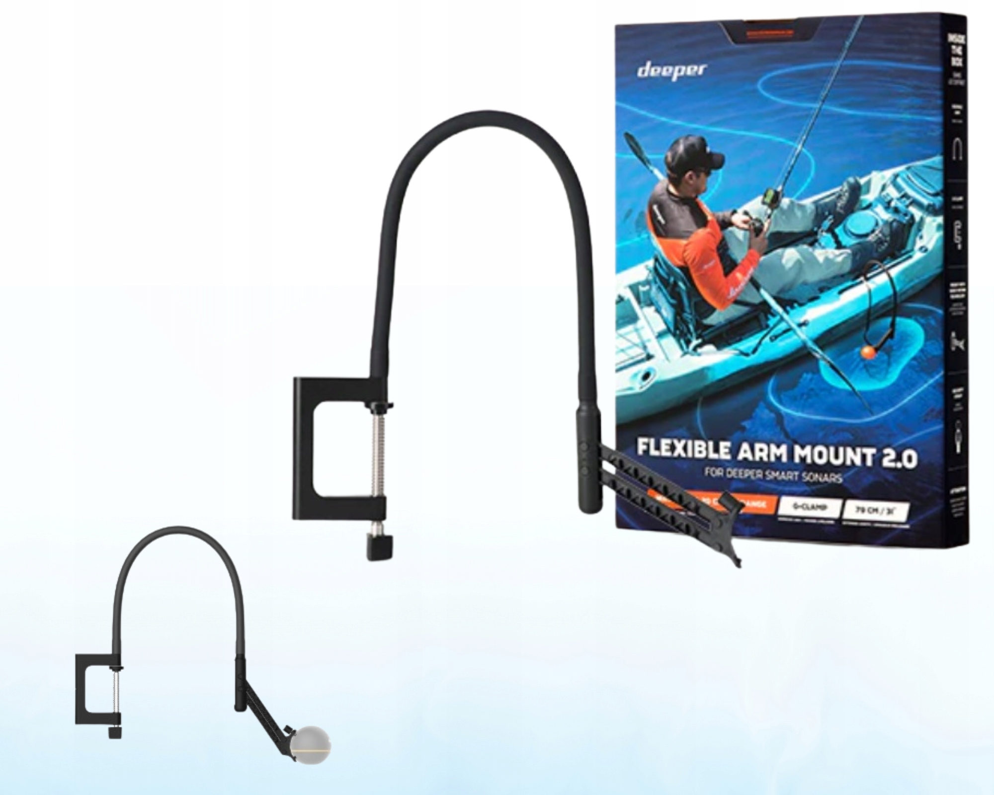 Flexibilní držák pro lodě a sonary Flexible Arm Mount 2.0 Deeper