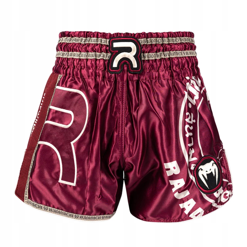 Venum x Rajadamnern Kraťasy Muay Thai Shorts Burgundy M