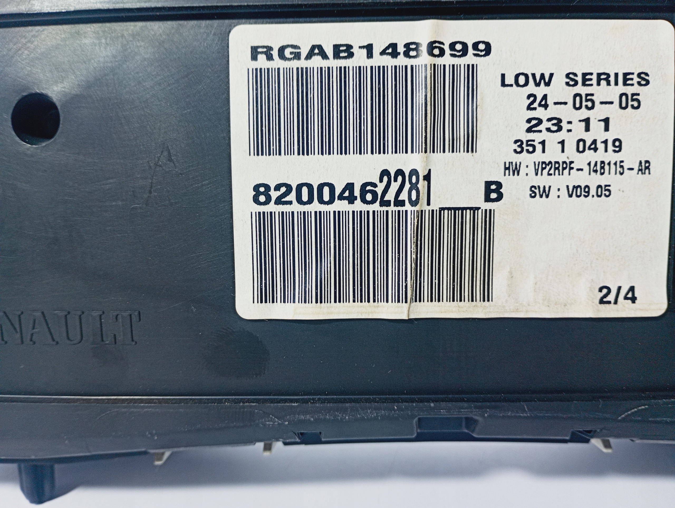 dials dials tachometer OE 8200462281 RENAULT Megane 2 II 03-09