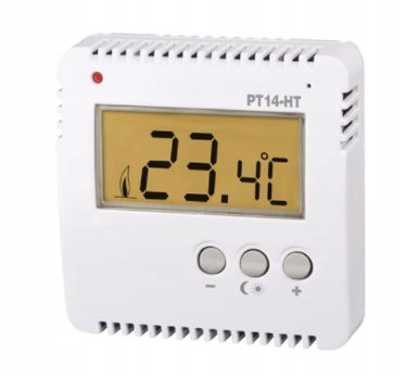 Termostat przewodowy ścienny do siłowników PT14-HT