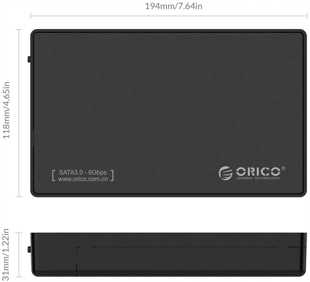 ORICO obudowa dysku twardego - USB 3.0 SATA III Kod producenta A1284