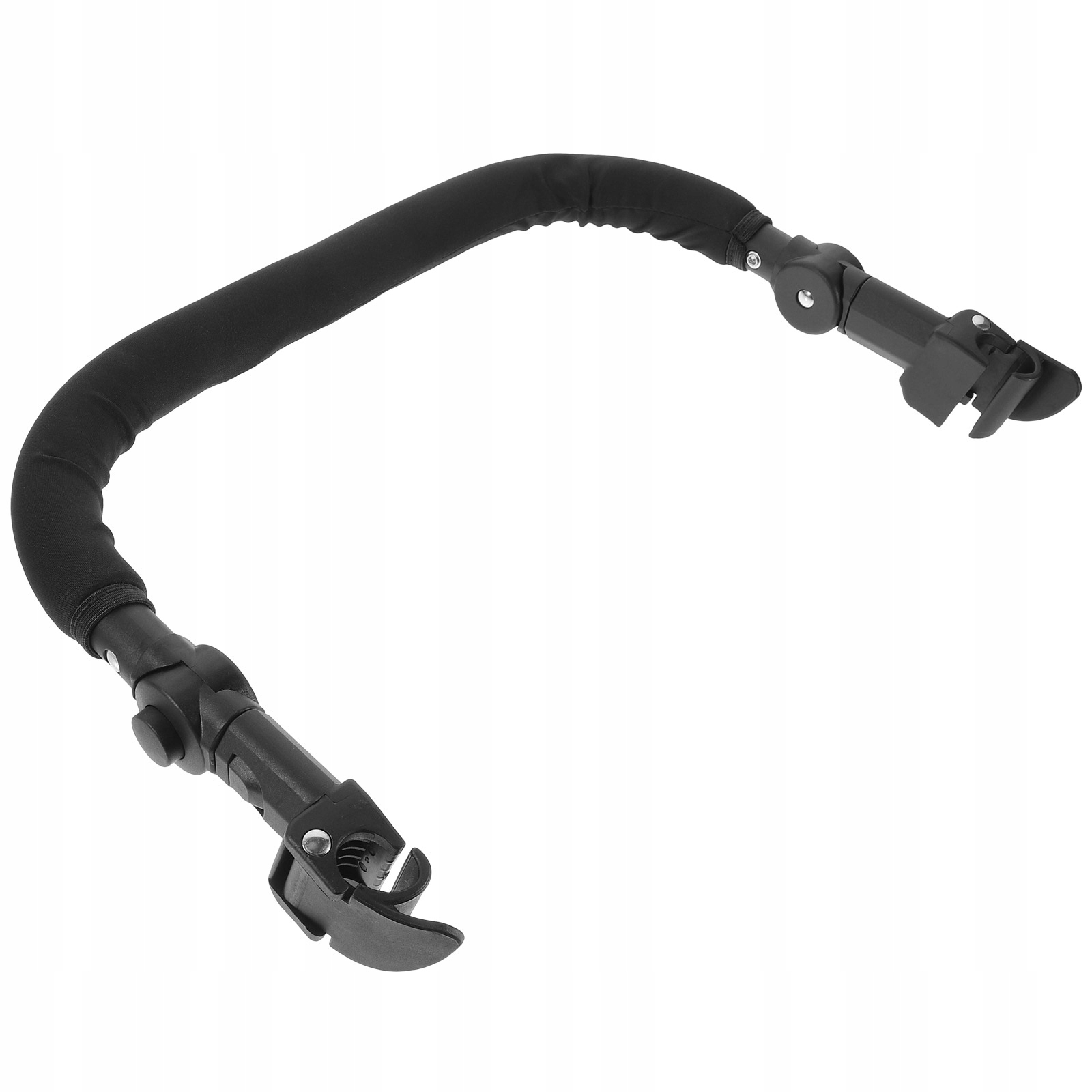 CZARNY REGULOWANY PAŁĄK NA RĄCZKĘ WÓZKA DZIECIĘCEGO Z PIANKI