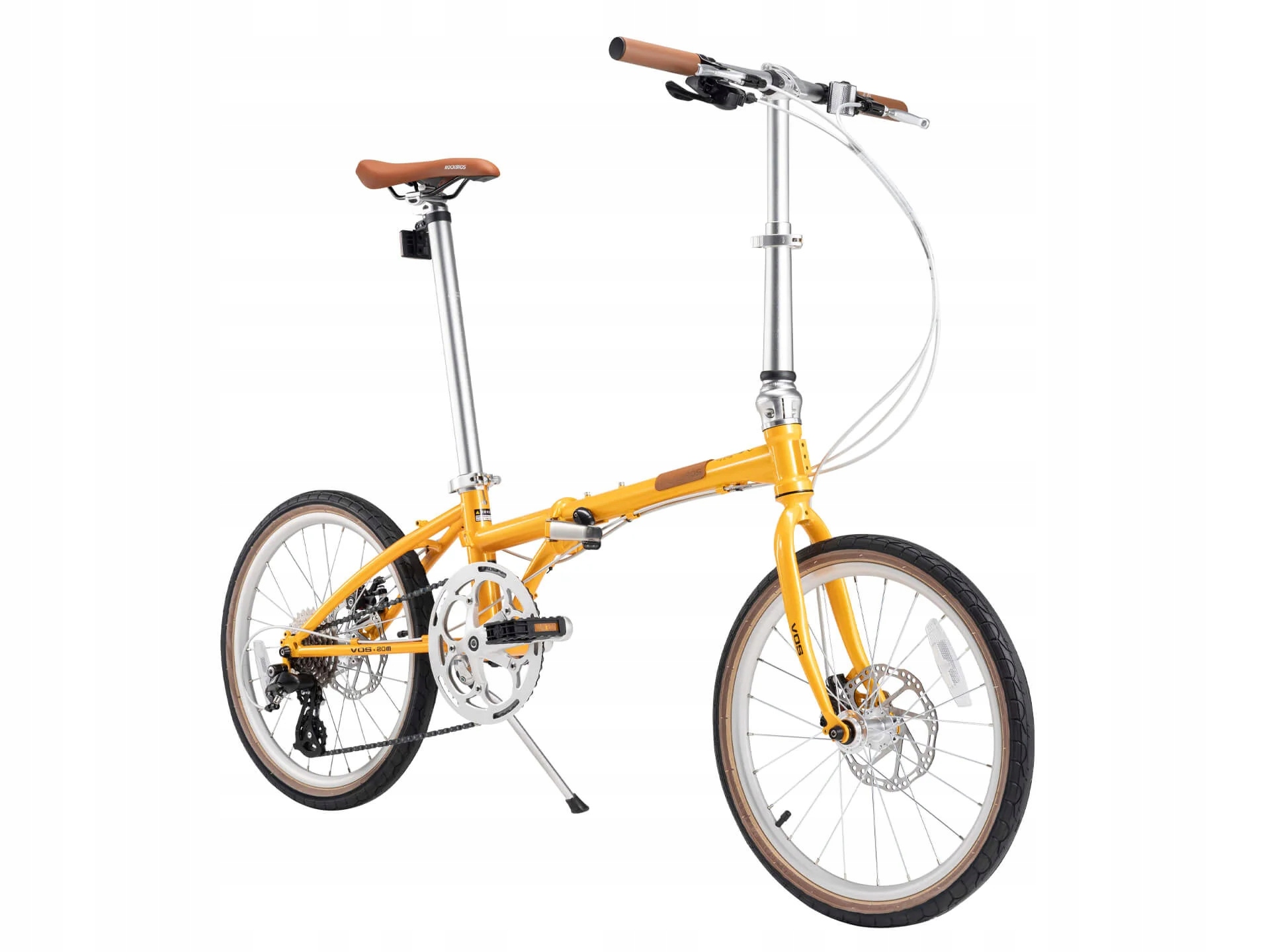 Rower składany Folding Bike 12kg 8speed Rockbros 70030004202 Vds Yellow