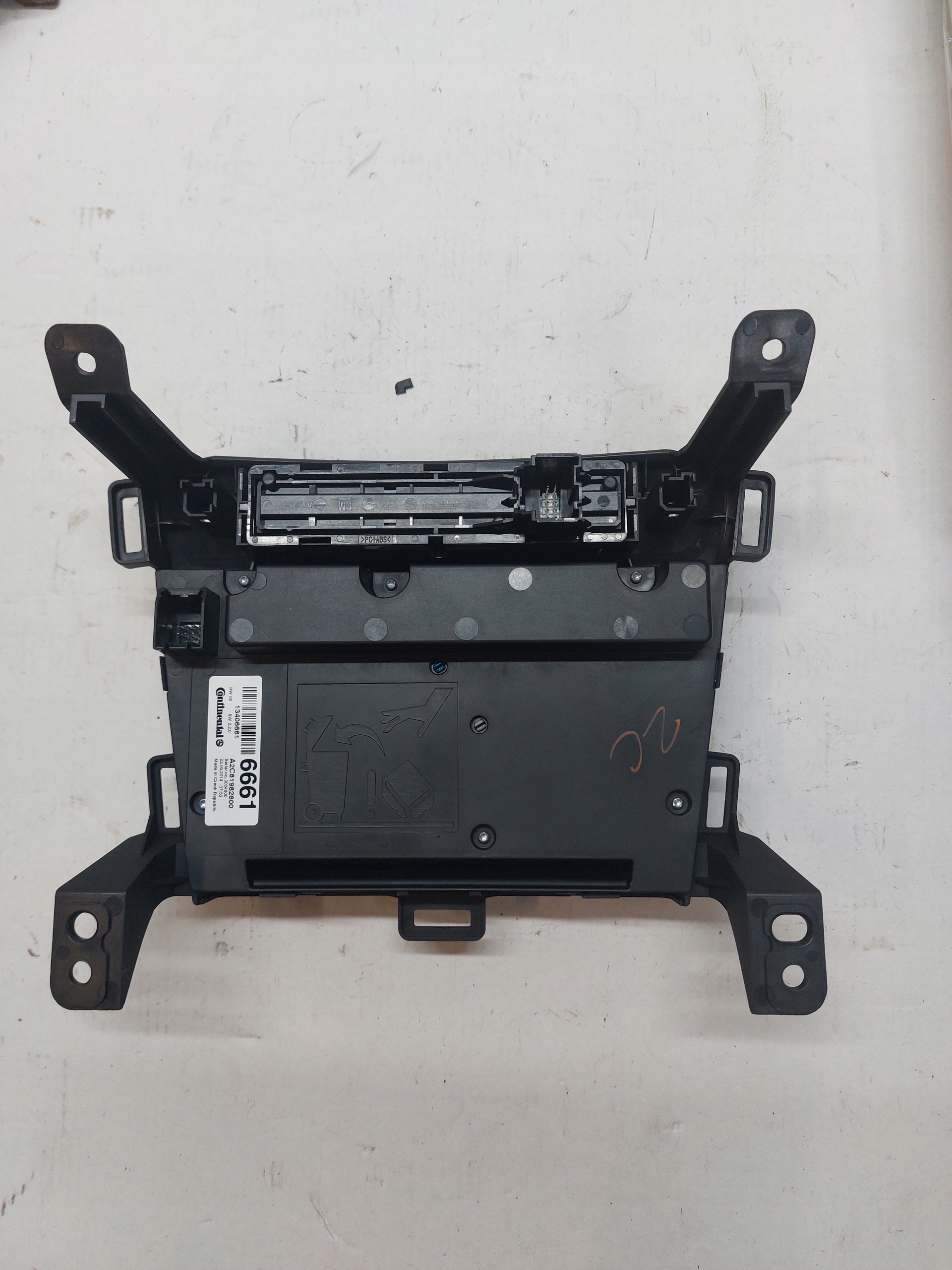 PANEL RADIA navigation devices OPEL ZAFIRA C