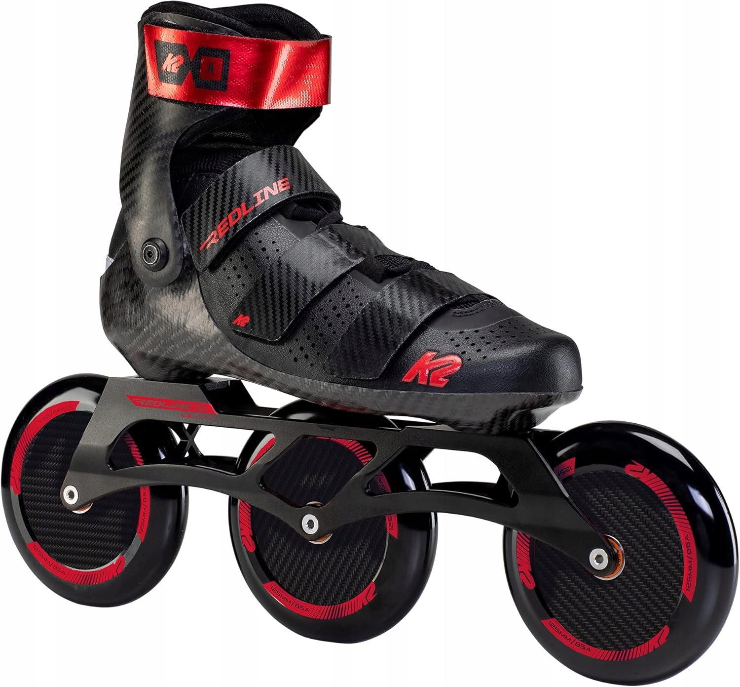 Rolki szybkościowe z włókna węglowego K2 Redline 125 rozm. 44,5