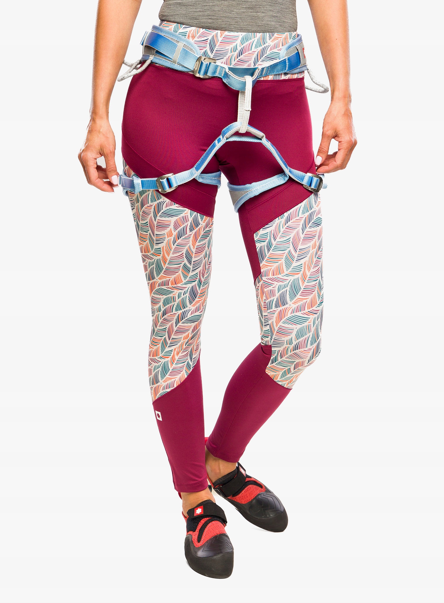 Uprząż wspinaczkowa Ocun Twist Tech Eco - grey/blue XS-M Rozmiar XS/M