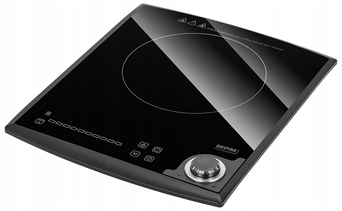 Kuchenka nastawna Mpm MKE-16 Indukcyjna 1800W Czarna