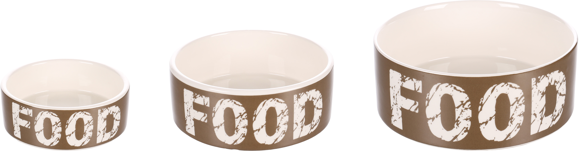 Levně Flamingo keramická miska pro psa Kyra béžová 1500 ml