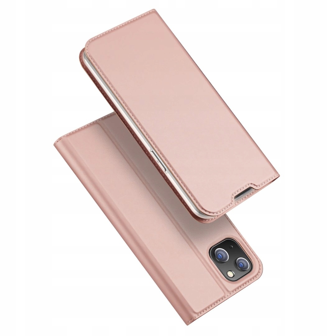 Dux Ducis Skin Pro kabura etui pokrowiec z klapką do iPhone 14 Plus różowy