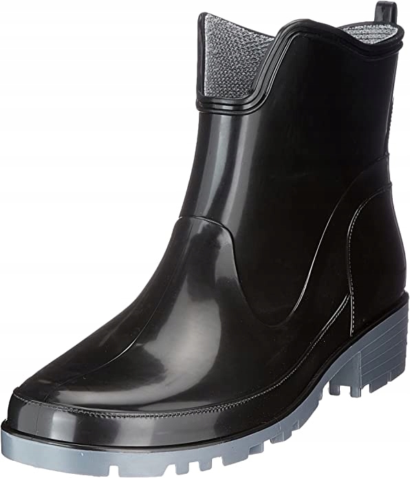 Kalosze Krótkie niskie Damskie Czarne Gumowce 40 Kod producenta ELKE