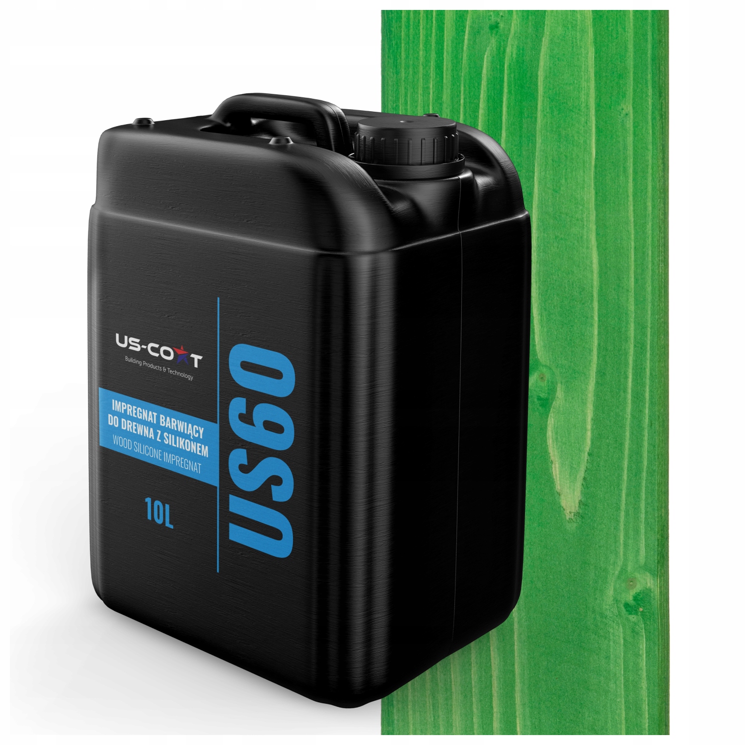 Impregnat Barvící Dřevo Se Silikonem 2v1 Altán Barva Zeleň Mátová 10 L