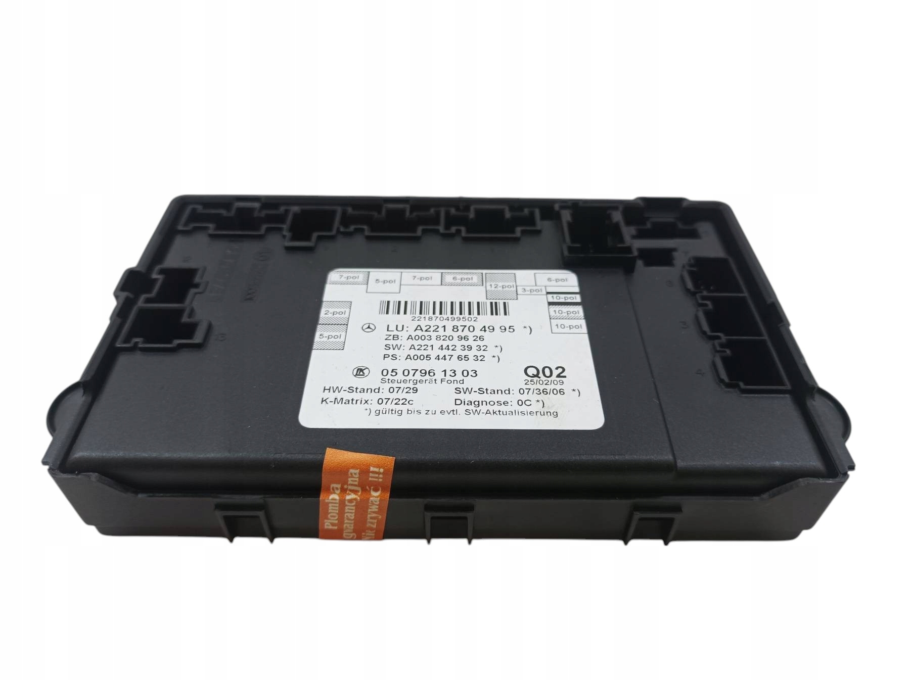 modulo A2218704995 Mercedes-Benz S-klasa V (2005-2013) W221