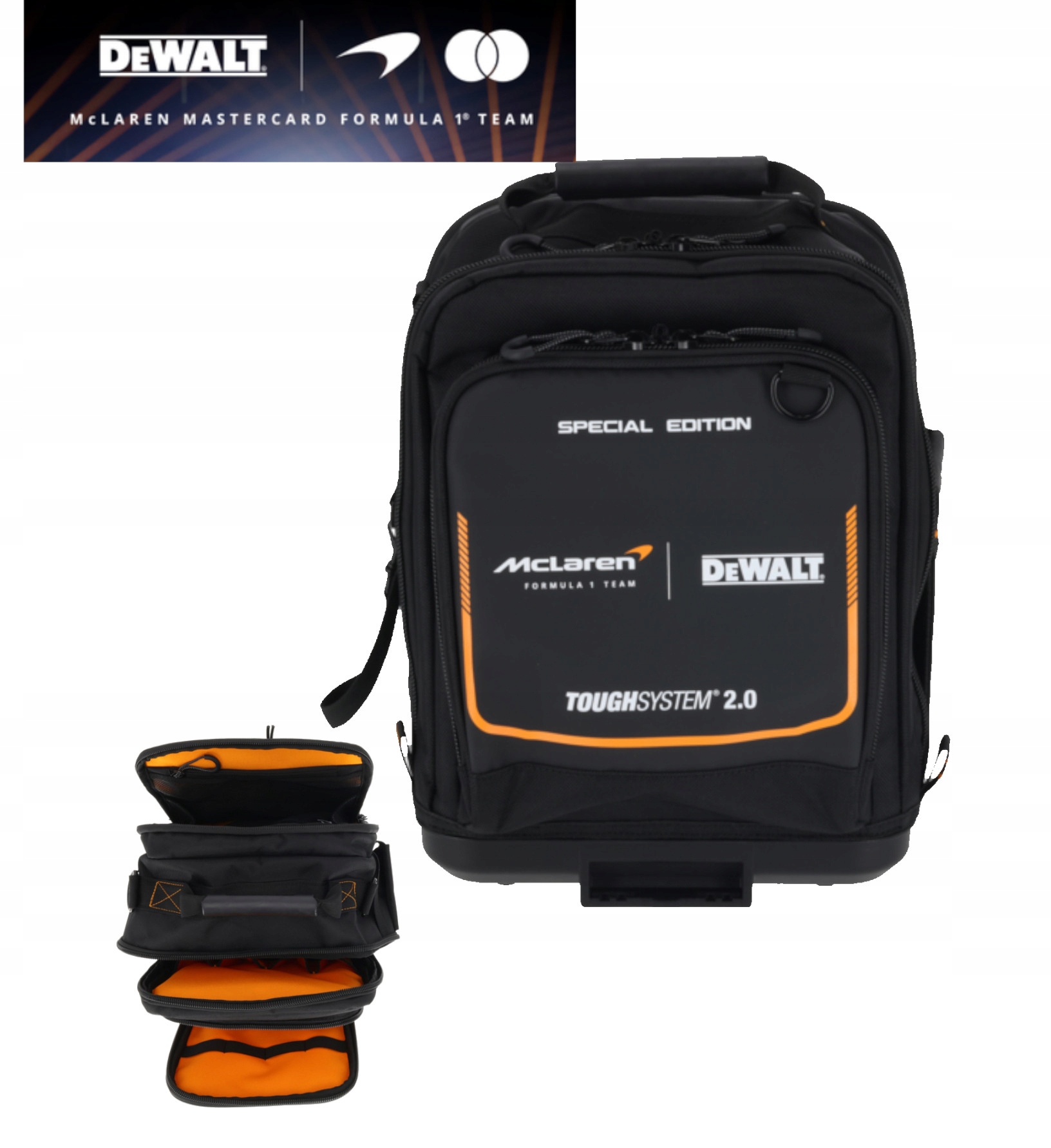 Dewalt McLaren F1Torba narzędziowa Toughsystem 2.0 na ramię DWST83524