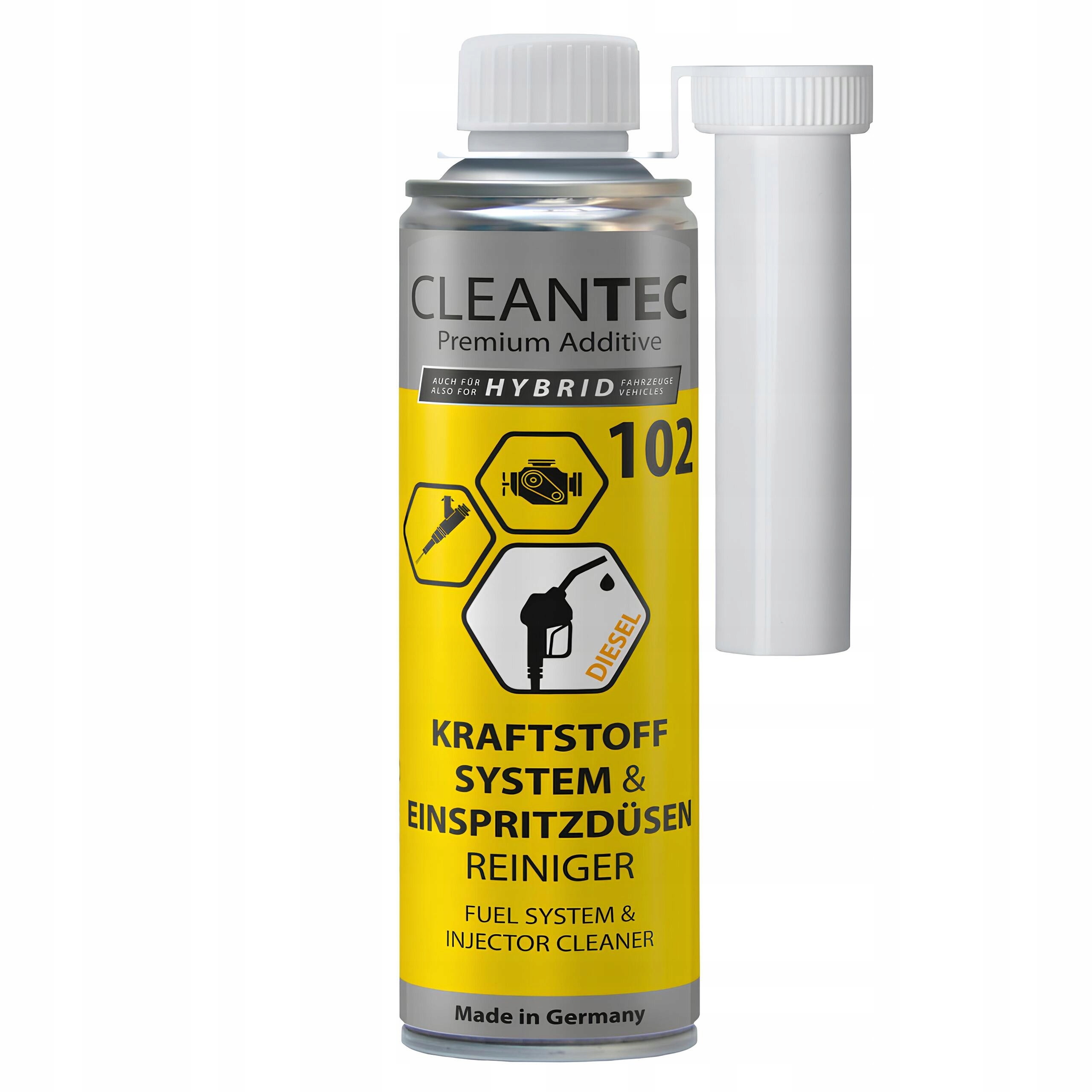 CleanTEC Czyszczenie układu paliwa dysz wtryskiwaczy cylindrów Diesel 102