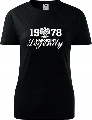 

Prezent Urodziny 40 Koszulki T-shirt Dla Niej 24 H