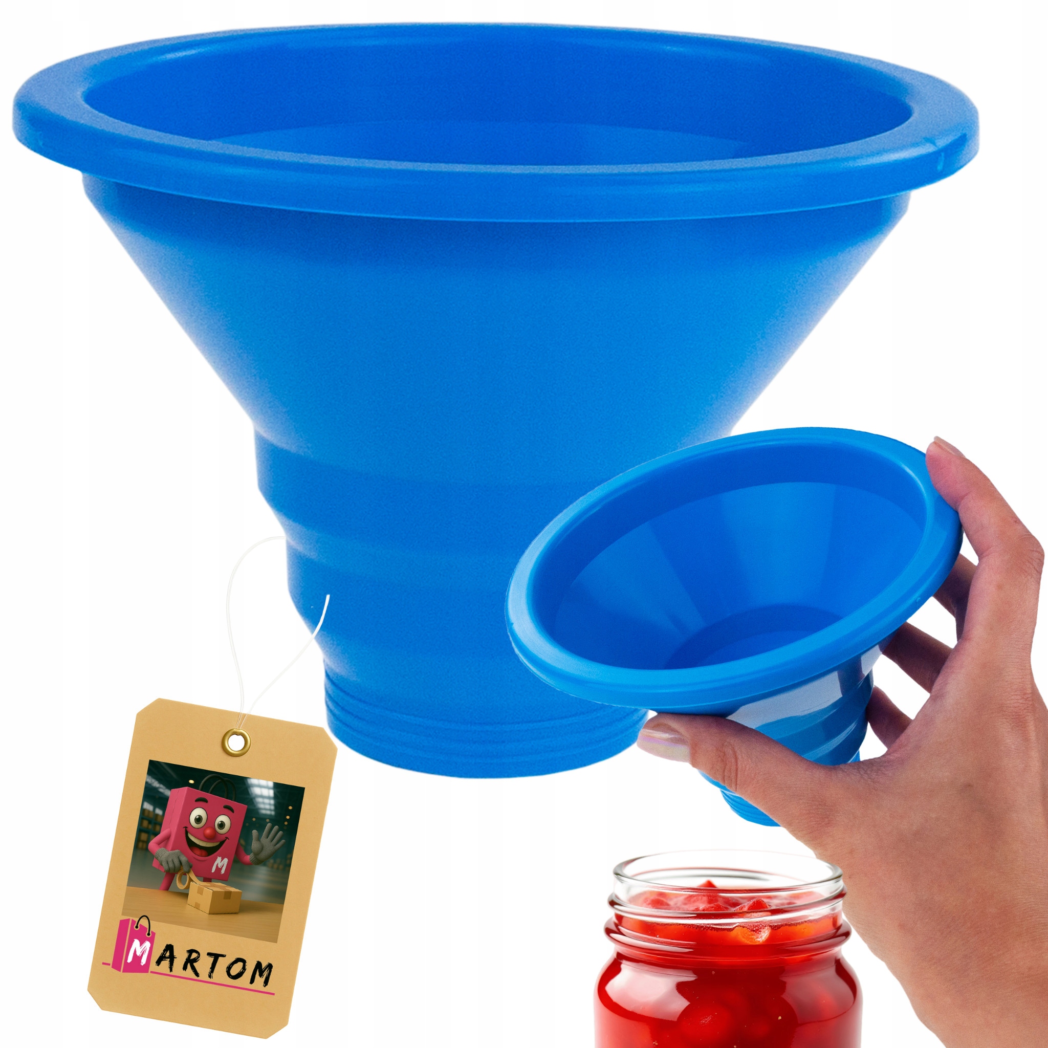 LEJEK DO SŁOIKÓW PRZETWORÓW BALONÓW KUCHENNY UNIWERSALNY fi 43 - 100 mm