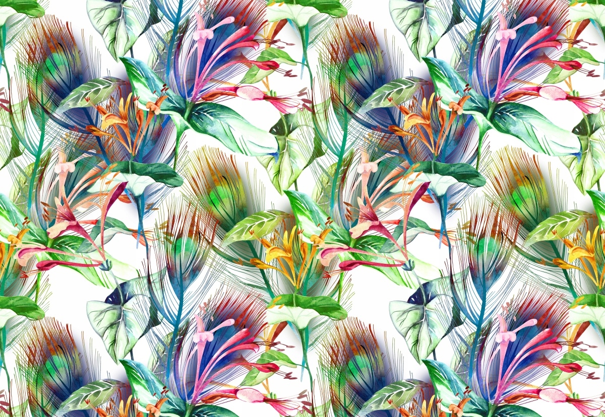 

Fototapeta Flizelina Tropikalne kwiaty 152x104