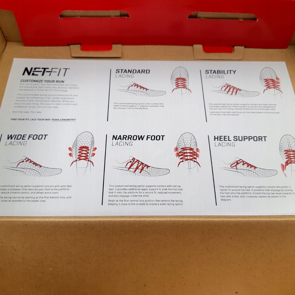 Buty do biegania Puma NetFit kolce lekkoatletyczne Rozmiar UK 9.5