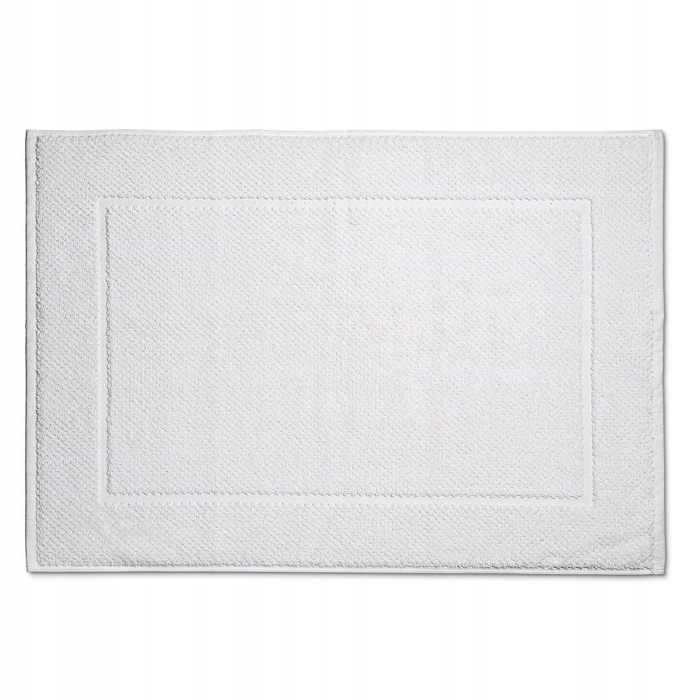Koupelnová předložka Lavinia 100% biobavlna bílá 50x70 cm