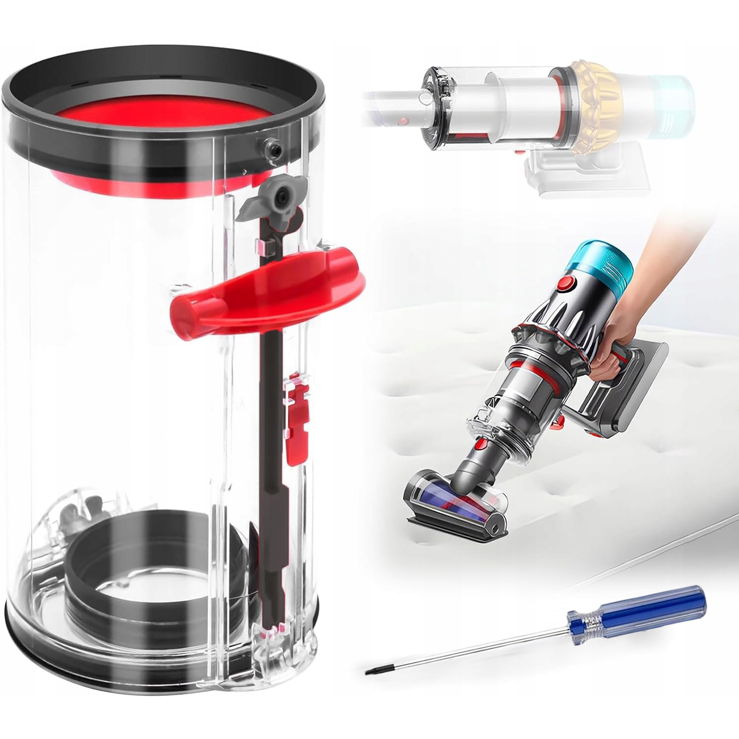 Pojemnik na kurz odkurzacza Do Dyson V11 V15 SV14 SV15 SV22 #970050-01