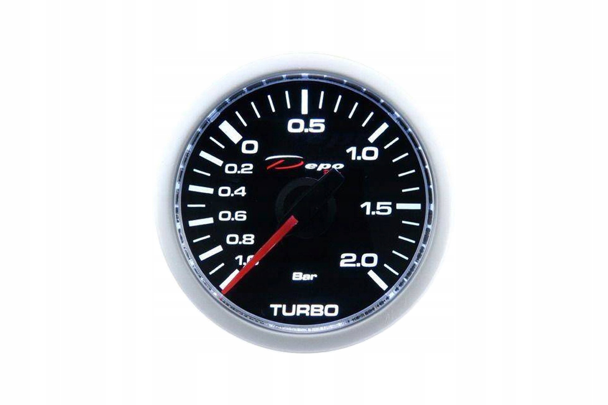 Hodiny Indikátor Depo Csm 52MM Turbo Přeplňování Mechanical -1 Až 2 Bar