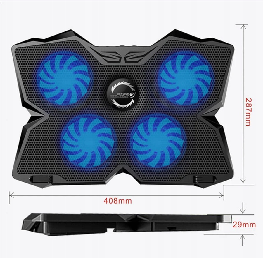PODSTAWKA CHŁODZĄCA POD LAPTOPA PODKŁADKA USB LED DO NOTEBOOKA Producent inny
