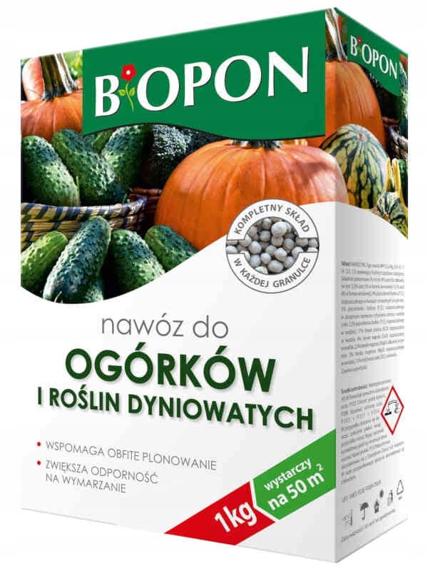 

Biopon Nawóz do Ogórków i Dyniowatych 1 kg karton