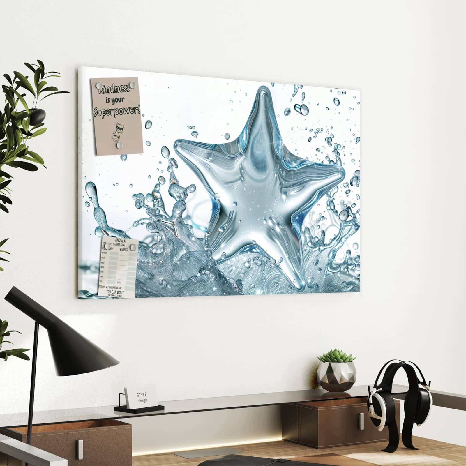 Magnetická tabule Cákance gwiazd 60 × 40 cm