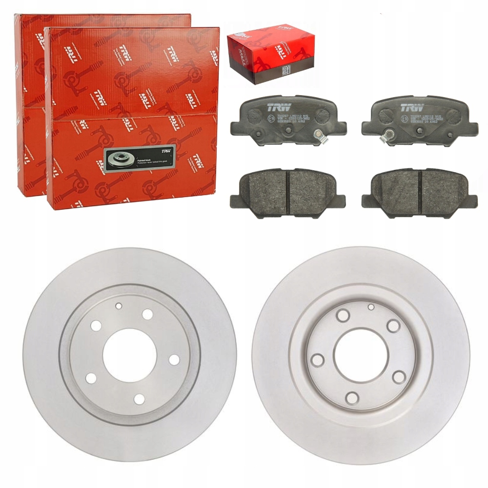 DF8115 - TRW ДИСКИ + КОЛОДКИ ЗАДНІ MAZDA 6 GJ GL 2.0-2.5 2012-